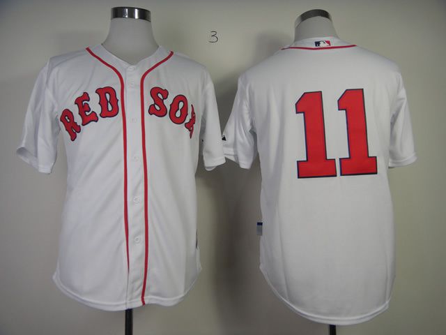 Men Boston Red Sox #11 Buchholz White MLB Jerseys